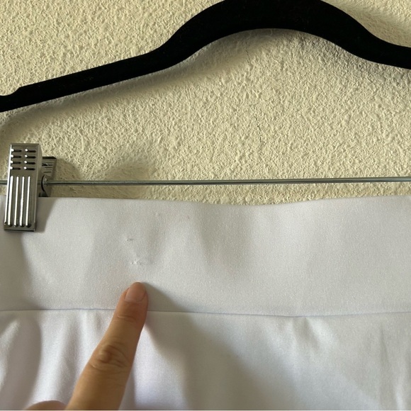 Werena Women’s Mini Sporty Pleated Skort Small NWT White Preppy Tennis elastic - Picture 11 of 12